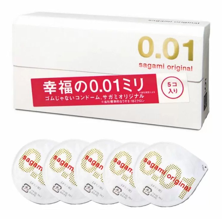 Упаковка Sagami Original 0.01, 5 шт