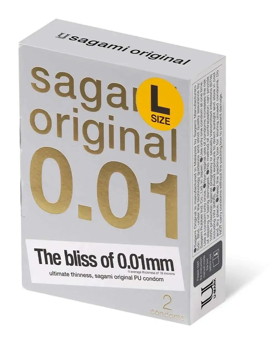 Упаковка Sagami Original 0.01 L, 2 шт