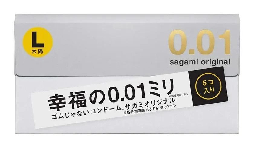 Упаковка Sagami Original 0.01 L, 5 шт