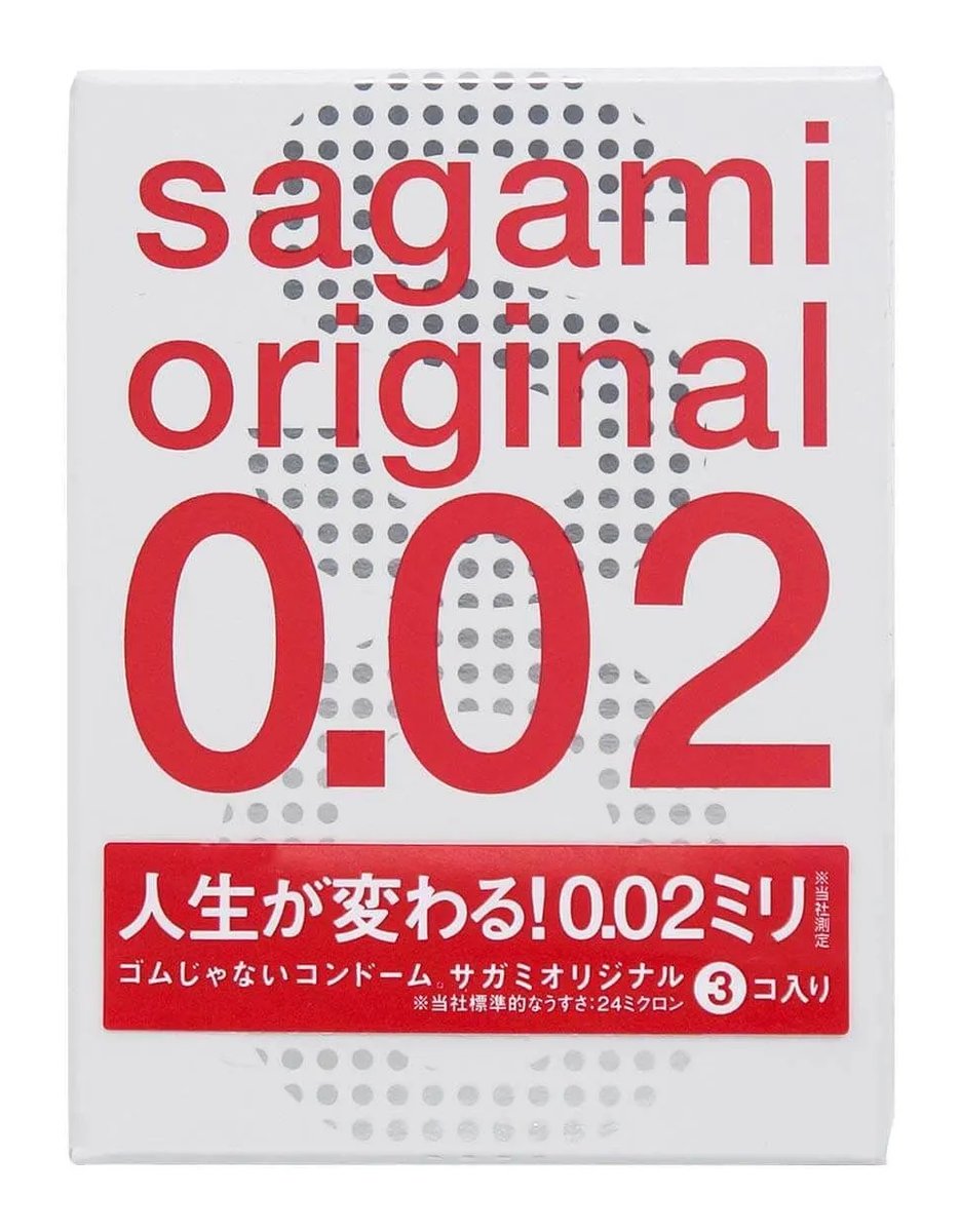 Упаковка Sagami Original 0.02, 3 шт