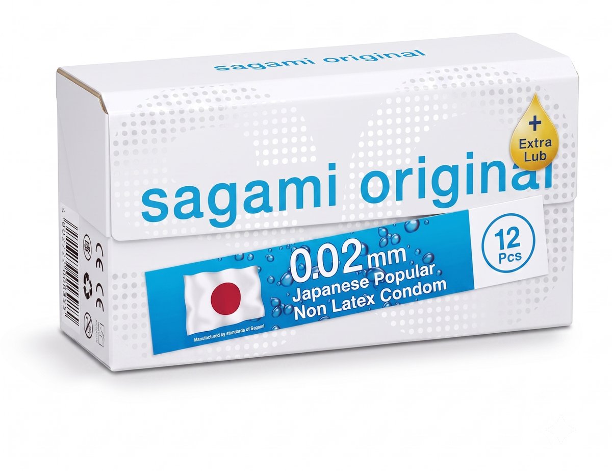 Упаковка Sagami Original 0.02 Extra Lub, 12 шт