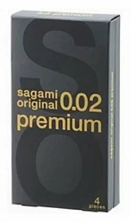 Упаковка Sagami Original 0.02 Premium, 4 шт