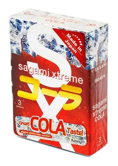 Упаковка Sagami Xtreme Cola, 3 шт, фото 2