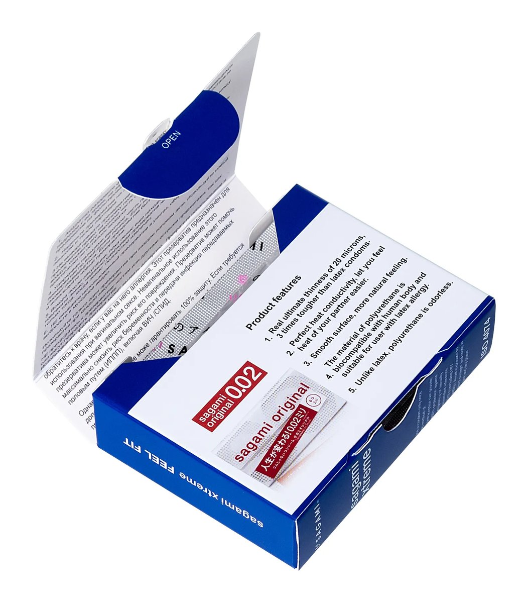 Упаковка Sagami Xtreme Feel Fit, 3 шт, фото 2