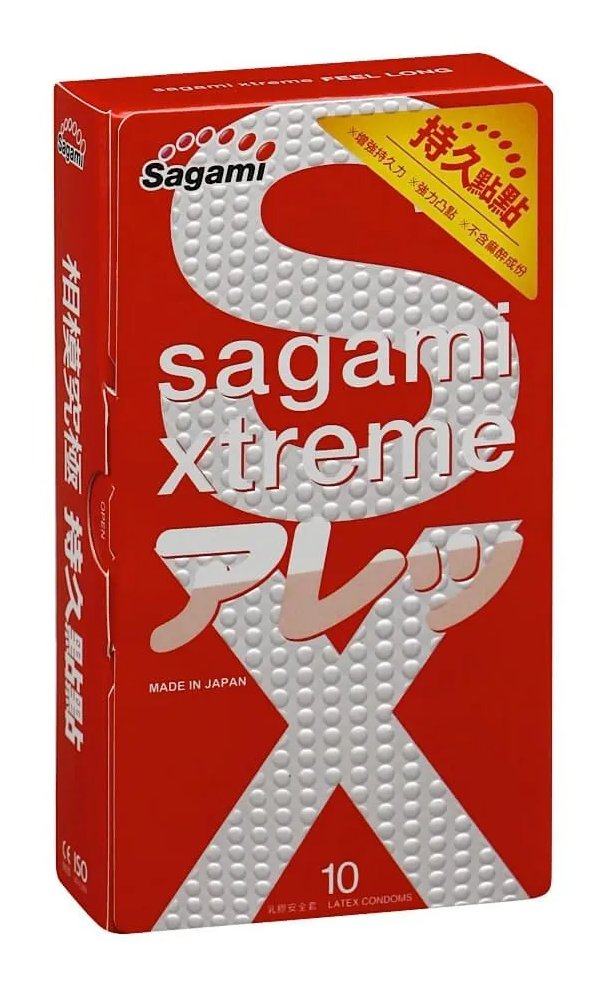 Упаковка Sagami Xtreme Feel Long, 10 шт, фото 3