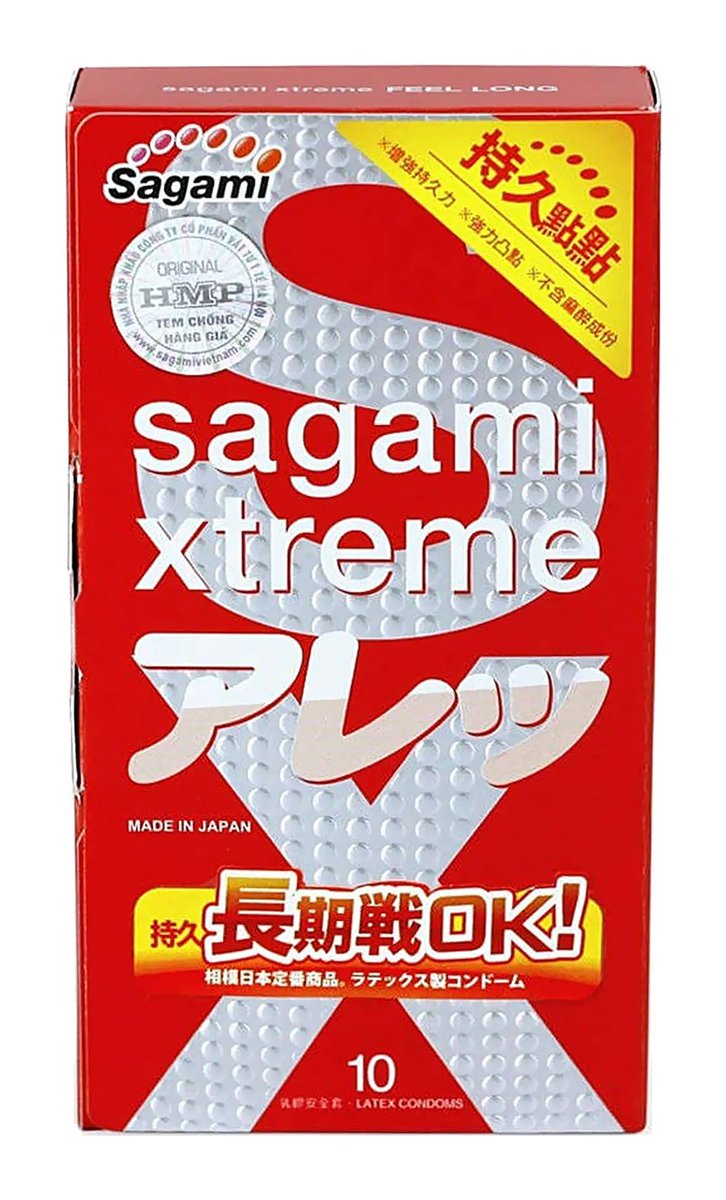 Упаковка Sagami Xtreme Feel Long, 10 шт
