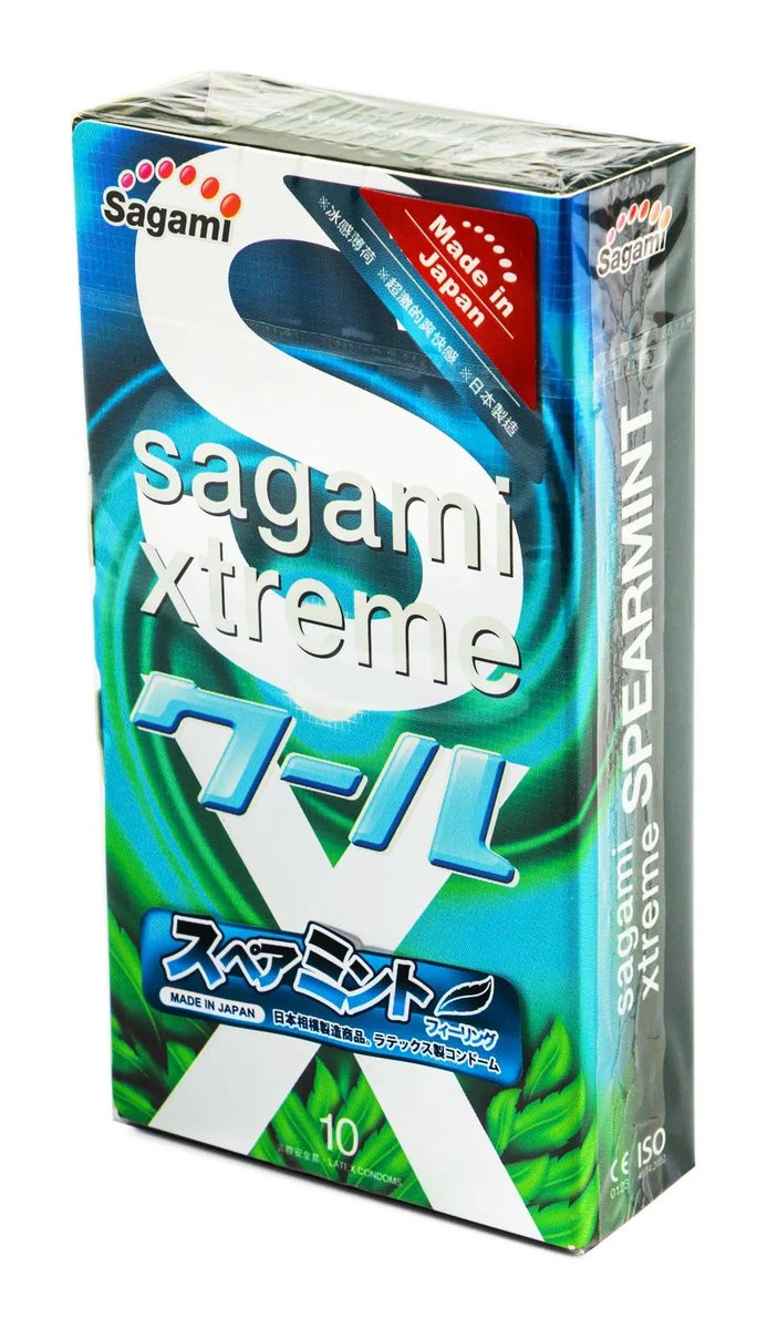 Упаковка Sagami Xtreme Mint, 10 шт