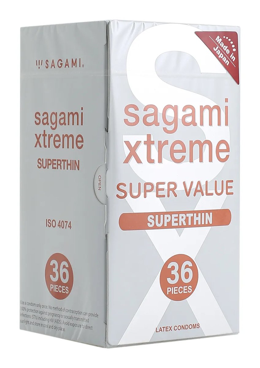 Упаковка Sagami Xtreme Superthin, 36 шт, фото 4