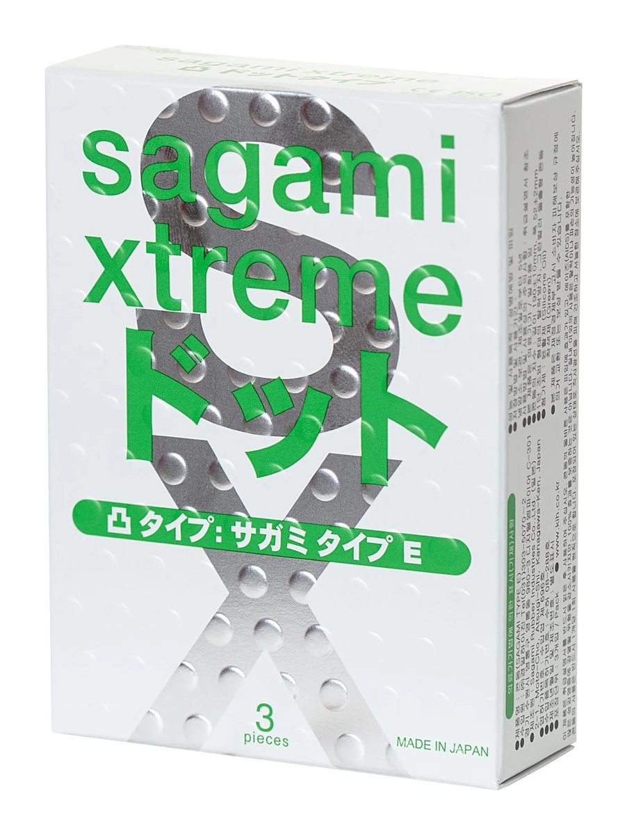 Упаковка Sagami Xtreme Type-E, 3 шт