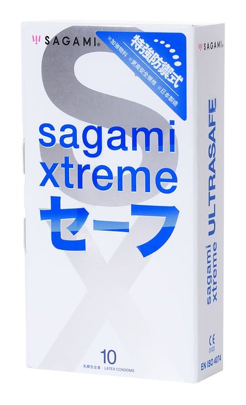 Упаковка Sagami Xtreme Ultrasafe, 10 шт
